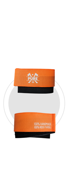 Velcro ski strap orange